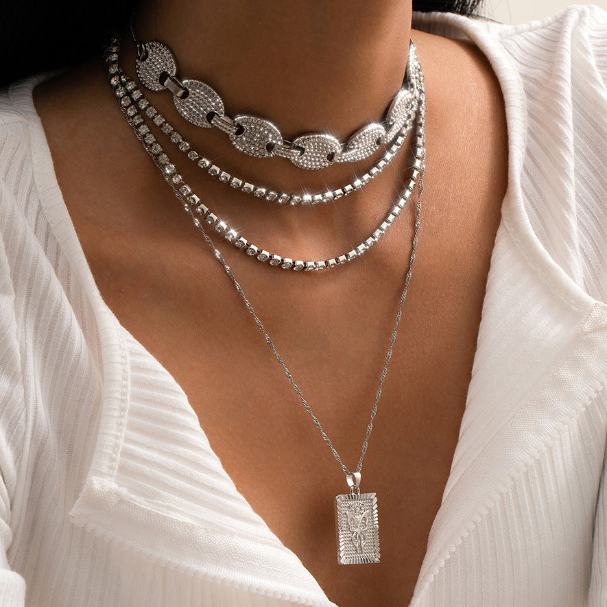 Characteristic Pig Nose Cuban Buckle Chain Necklace