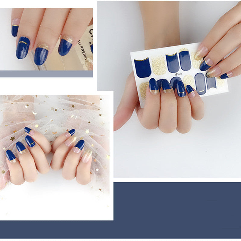 3D Bronzing Nail Stickers