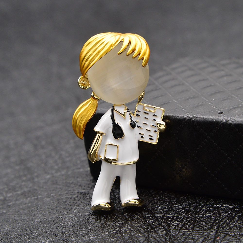 Nurse Doctor Brooch