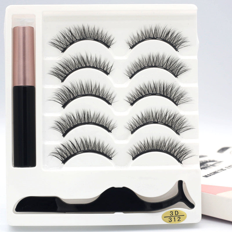 Five Pairs of Magnet Eyelashes