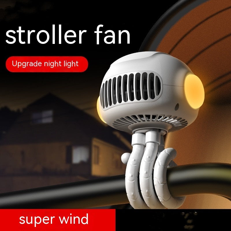 Stroller Fan Small Mute Usb Desktop Portable