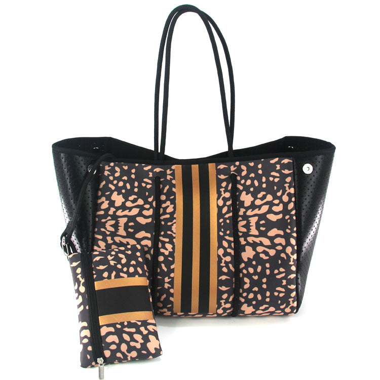 European And American Fashion Beach Bag Fashion Large-Capacity Shoulder Bag Neoprene