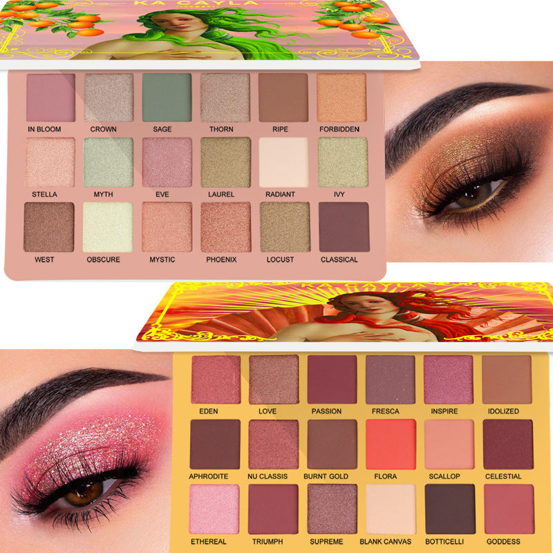 Eyeshadow Matte And Metallic Eyeshadow Palette