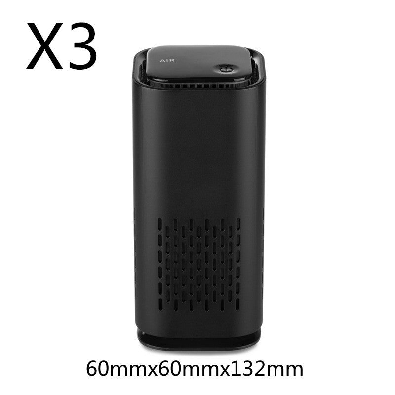Spring New Arrival Mini Portable Car Air Purifiers with USB Cable Charging home Office HEPA Filter Car Air Purifier