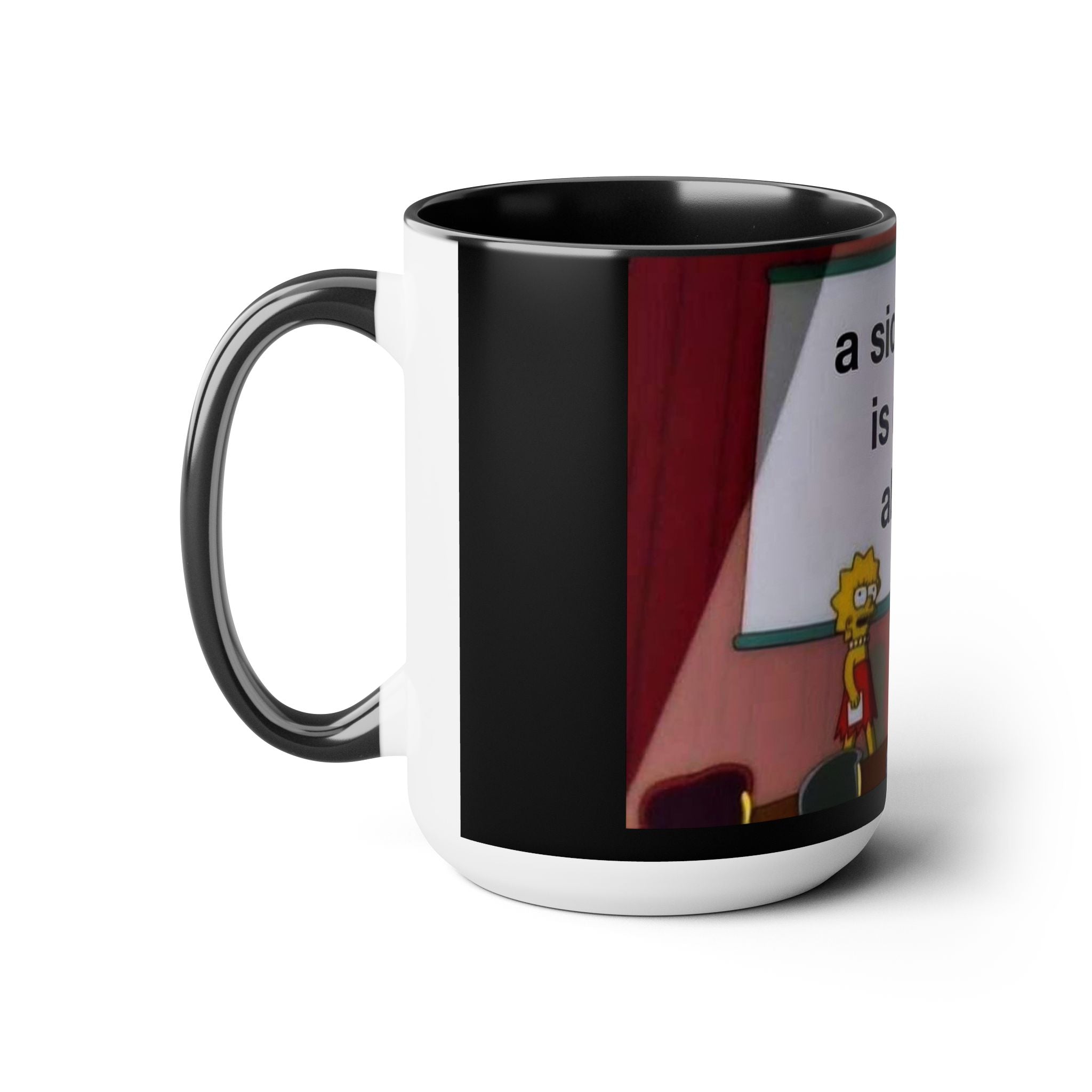 Two-Tone Coffee Mugs, 15oz