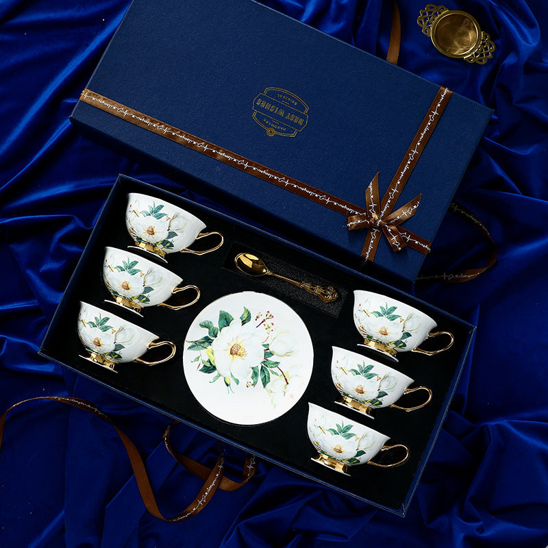 Coffee Cup High-end Exquisite Ceramic Bone High-Grade Afternoon Tea Suit Design