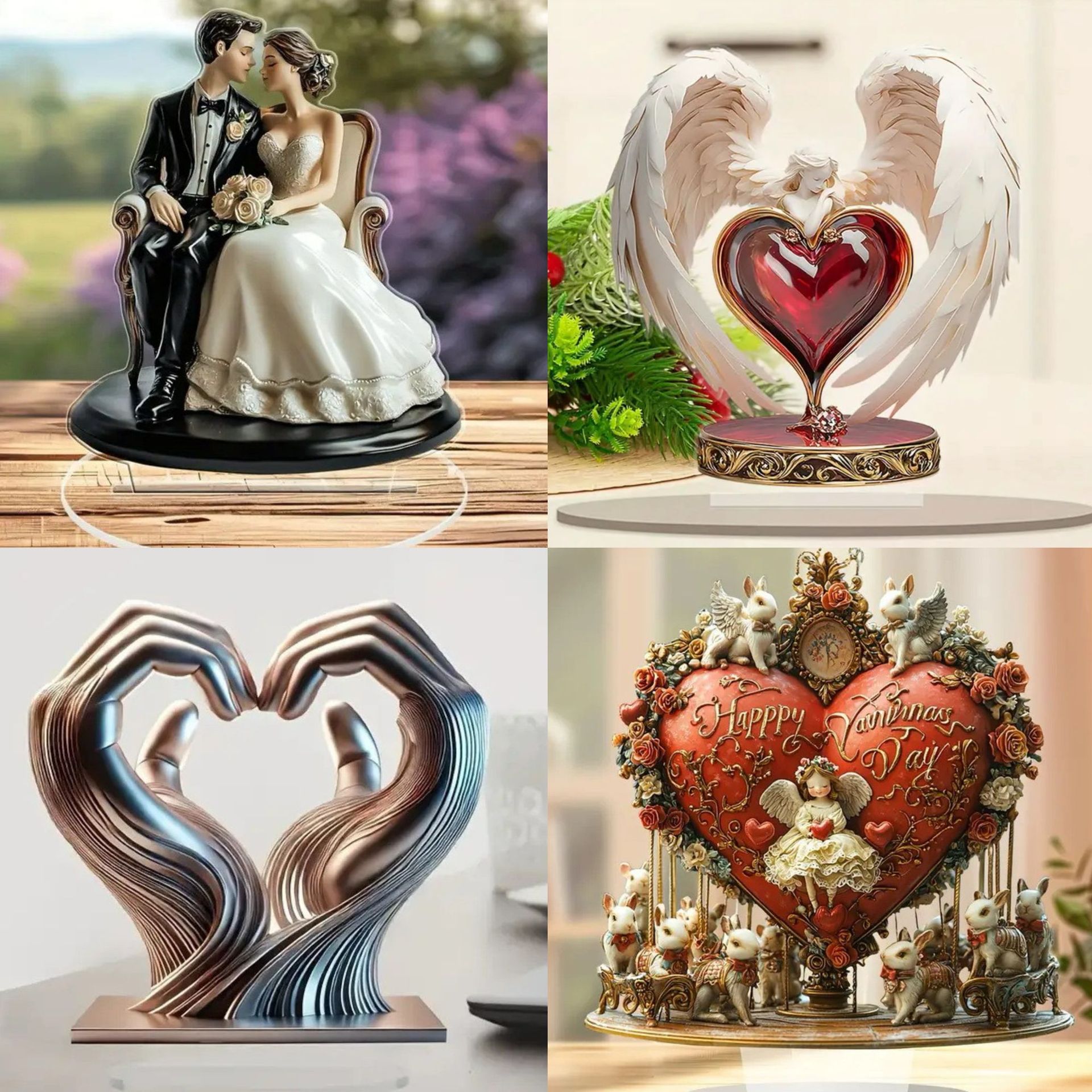 Acrylic Standing Sign Decoration Customized Crafts Give
