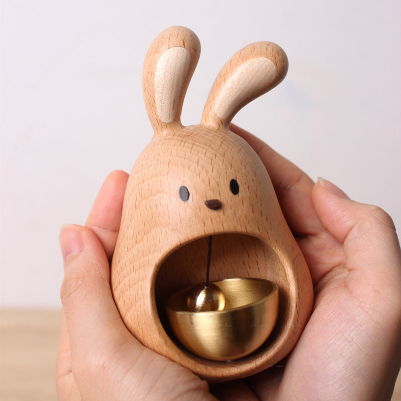 Rabbit Decorative Pendant Copper Bell