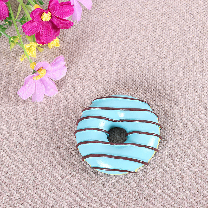 Donut Refrigerator Magnet Food Bread Simulation Three-Dimensional Magnet Magnetic Creative Refrigerator Magnet