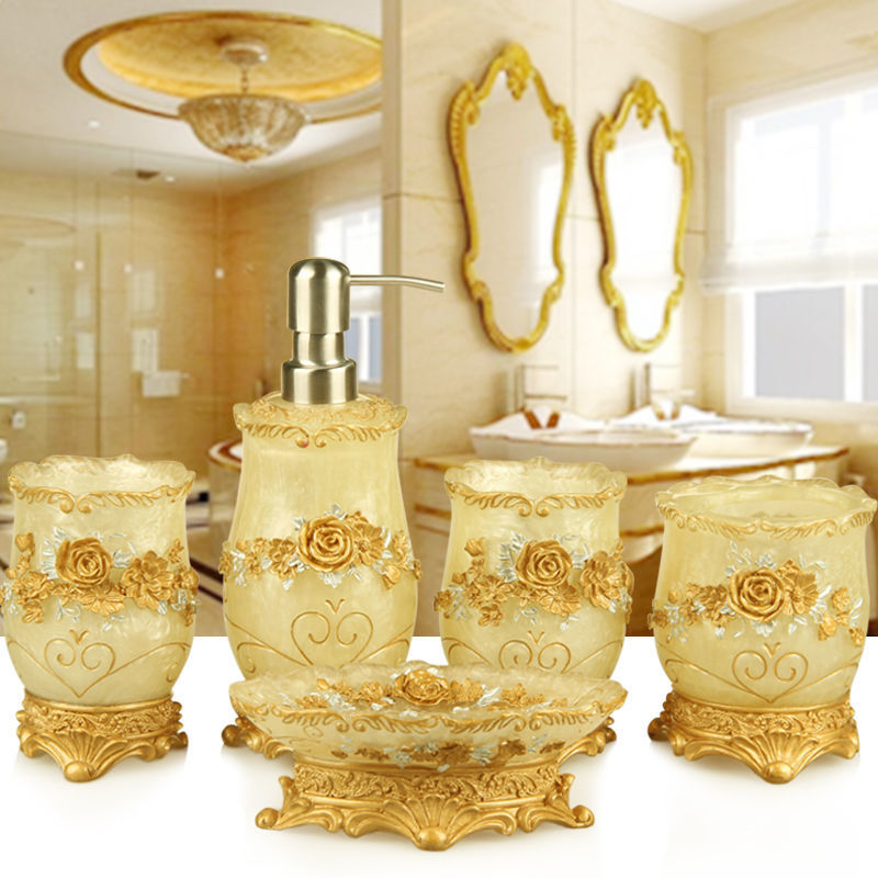 European Style Bathroom 6-Piece Set Bathroom Suit