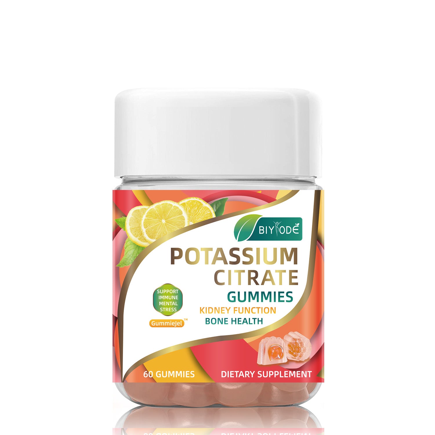Biyode Potassium Citrate Supplement Natural Kidney Cleanse Health Support OEM ODM Custom Private Label Gummies