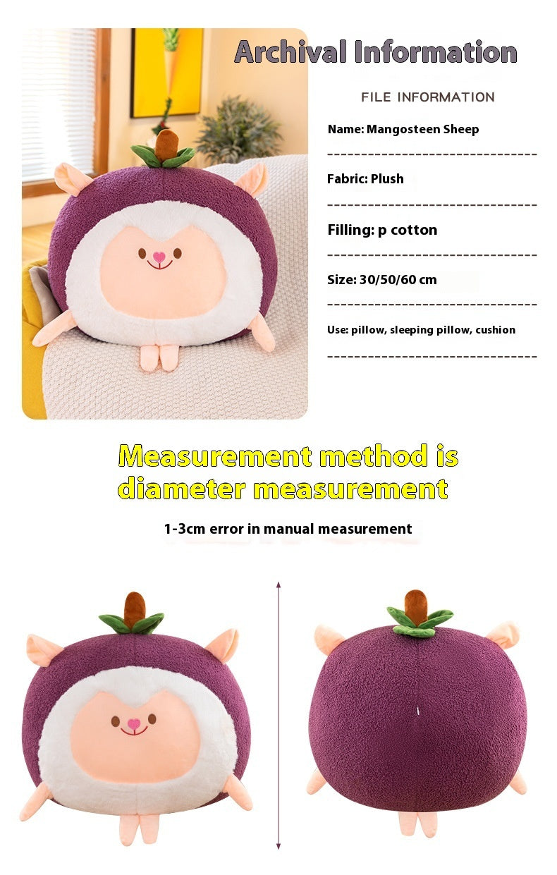 Mangosteen Lamb Puppet Doll Couch Pillow