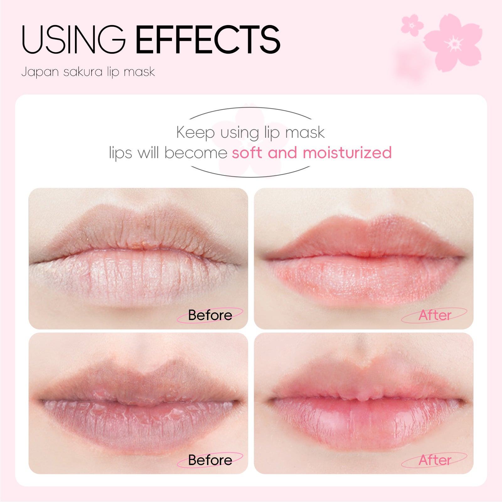 Nourishing Moisturizing Elastic Cherry Blossom Lip Balm 6G