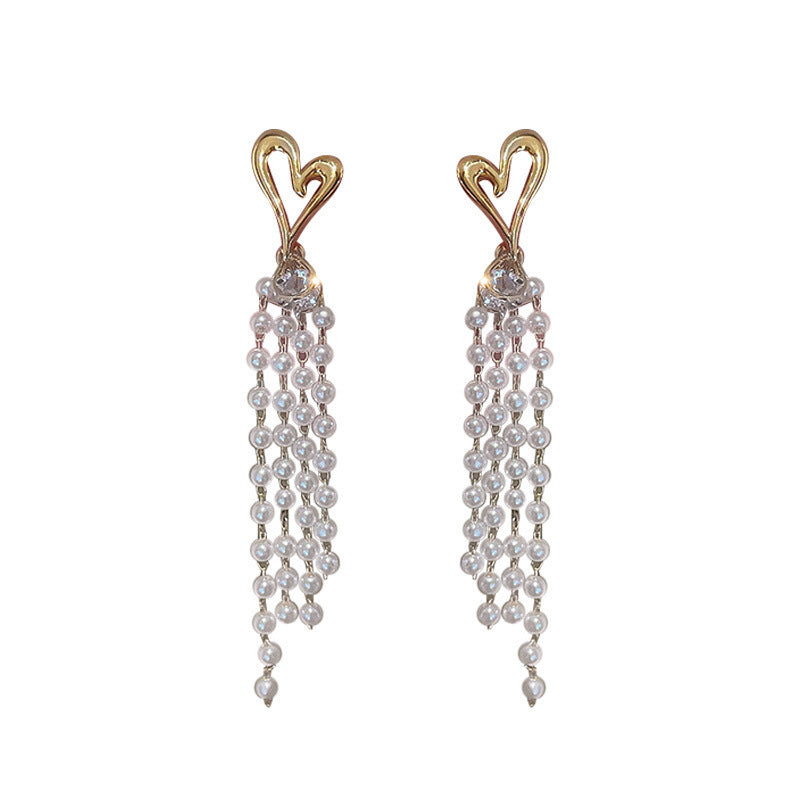 Fashion Long Earrings Light And Luxurious Temperament