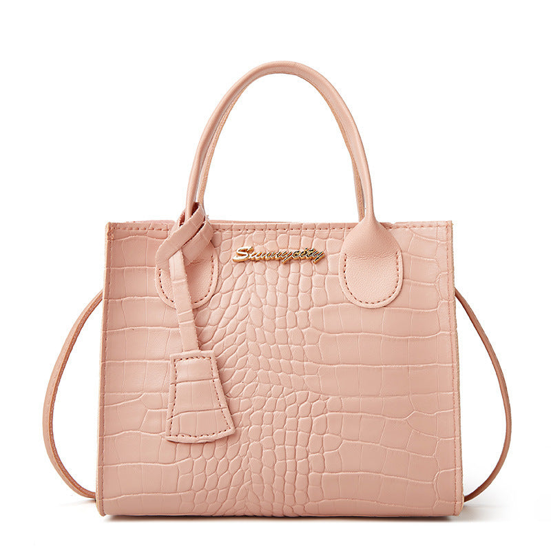 Pattern Letter Label Candy Color Pendant Birkin Bag