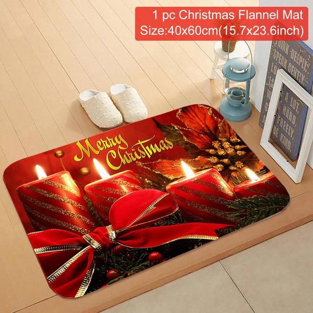 Outdoor Cotton Rug For Santa Claus Celebration