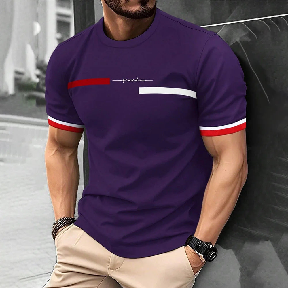 Men's 3D Digital Printing Short-Sleeved T-shirt