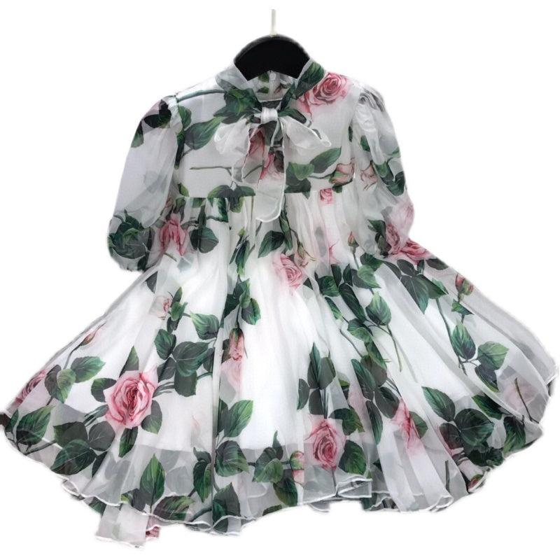 High End Children''s Customized Spring And Summer Dress