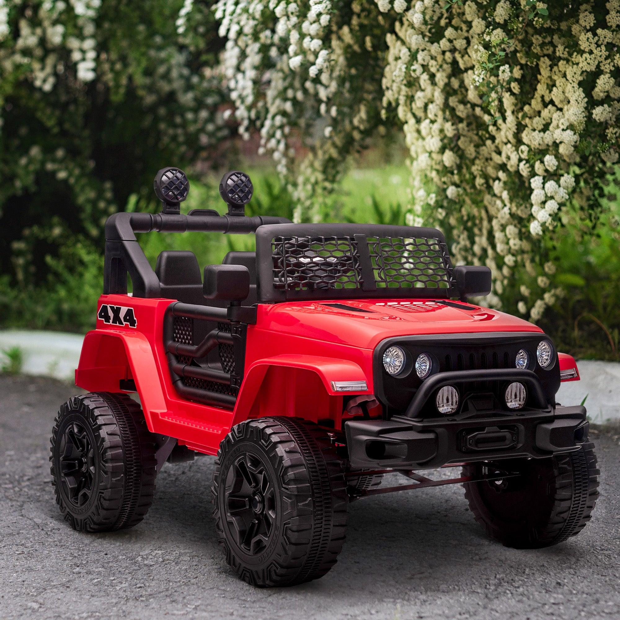 12V Battery Powered Kids Ride On Car Off Road Truck Toy w/ Parent Remote