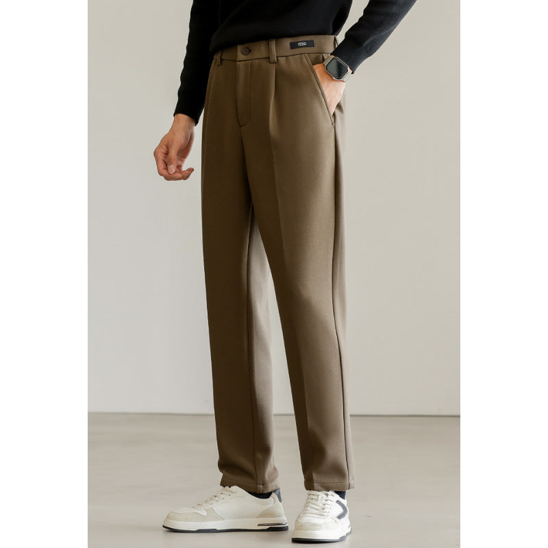 Anti-Wrinkle Micro-Stretch Business Young Casual Suit Pants