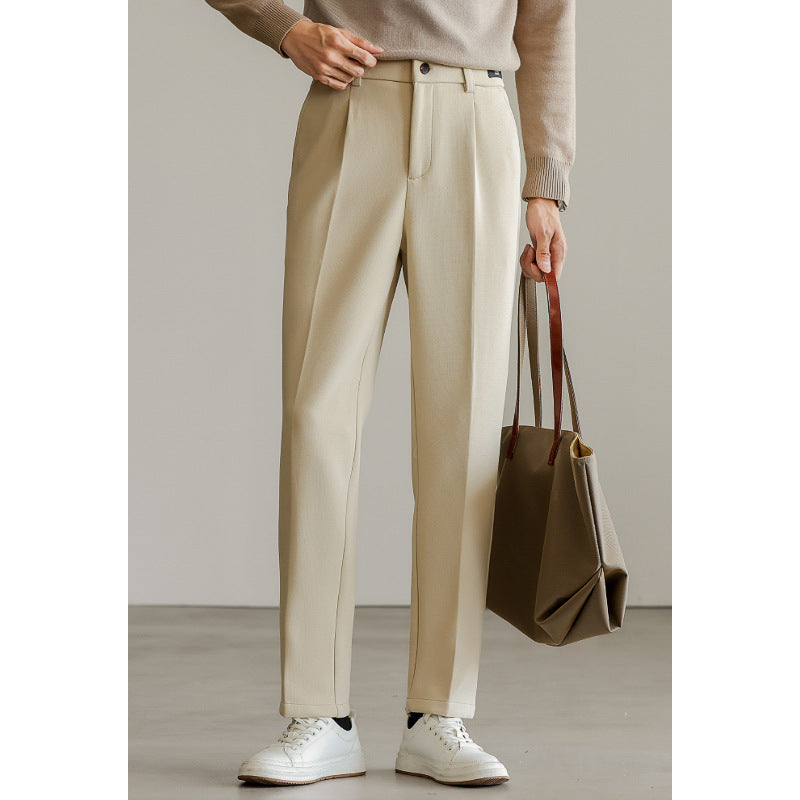 Anti-Wrinkle Micro-Stretch Business Young Casual Suit Pants