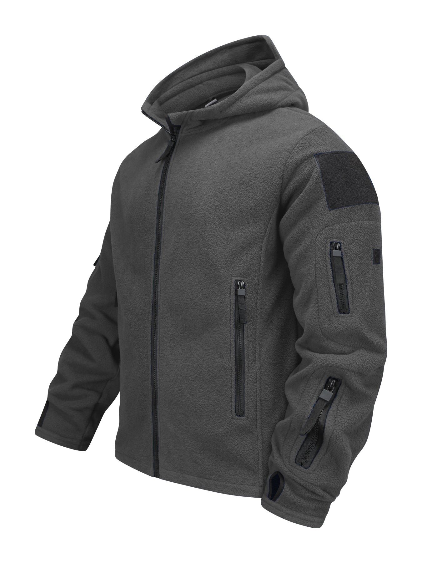 Men's Outdoor Keep Warm Fleece Cold-Proof Shell Jacket