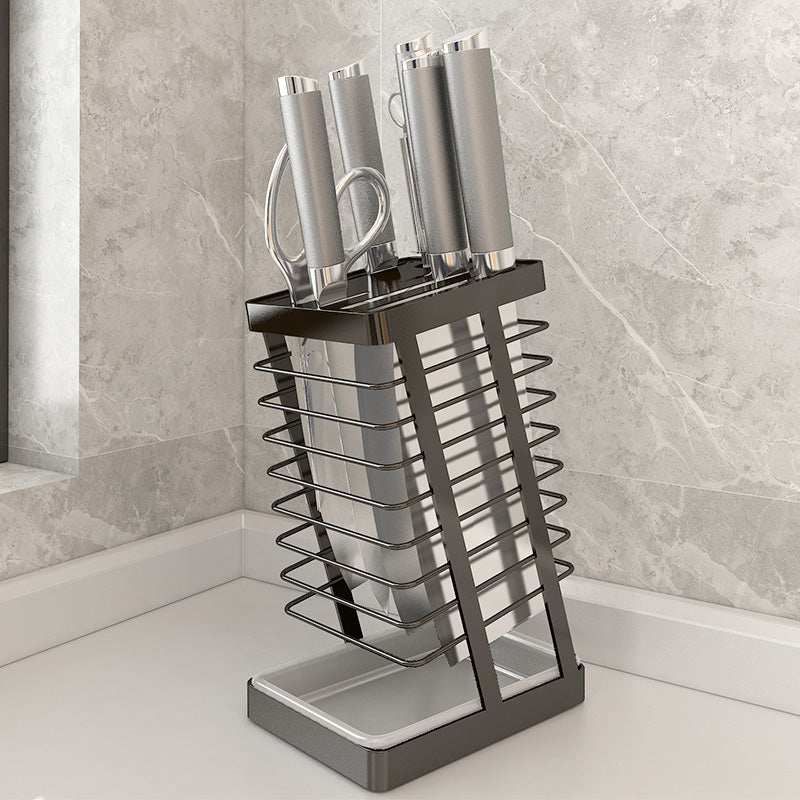304 Stainless Steel Kitchen Knife Holder Household Draining Table
