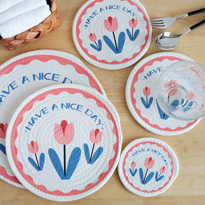 Home Dining Table Coaster Western-Style Placemat
