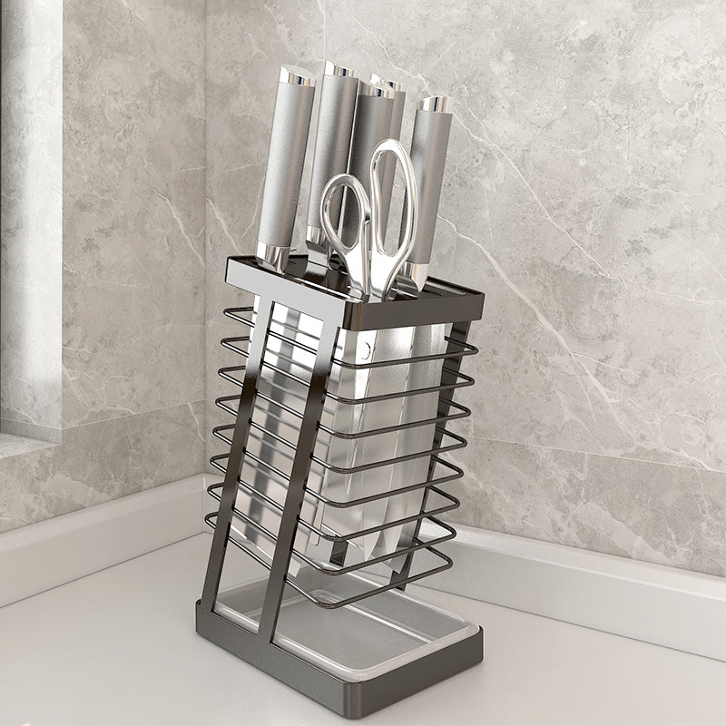 304 Stainless Steel Kitchen Knife Holder Household Draining Table