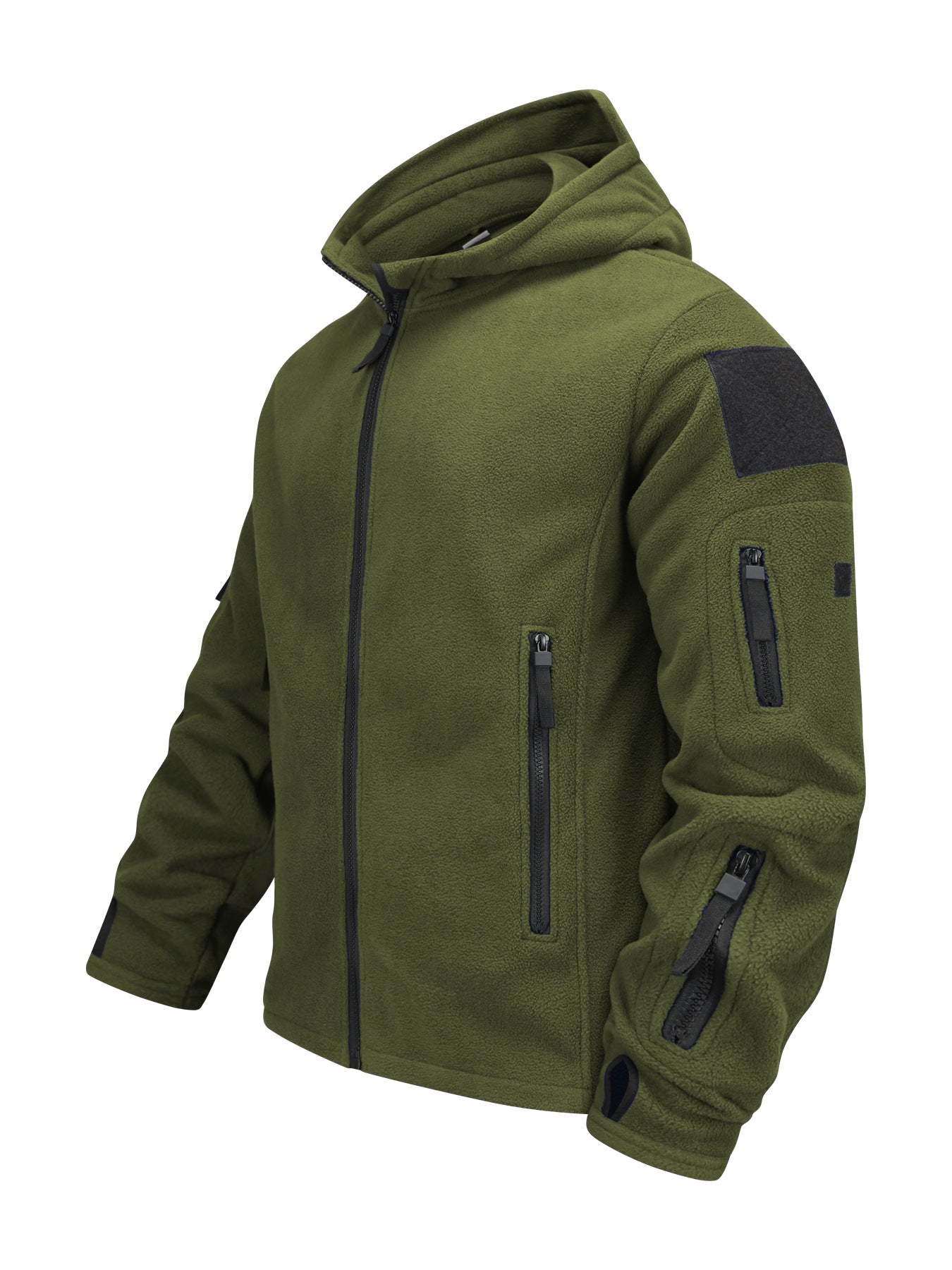 Men's Outdoor Keep Warm Fleece Cold-Proof Shell Jacket