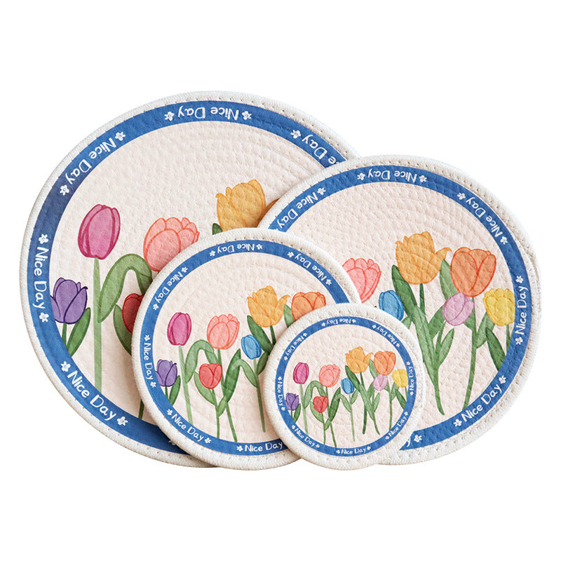 Home Dining Table Coaster Western-Style Placemat
