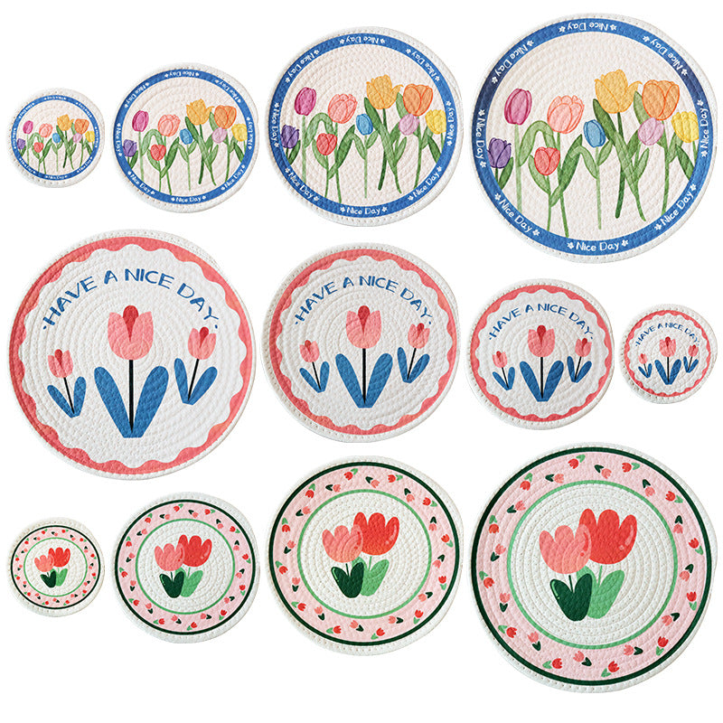 Home Dining Table Coaster Western-Style Placemat