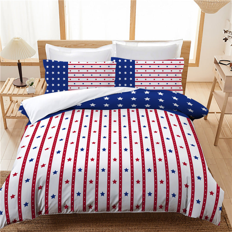 Three-Piece Quilt Cover Sheet For Bedding