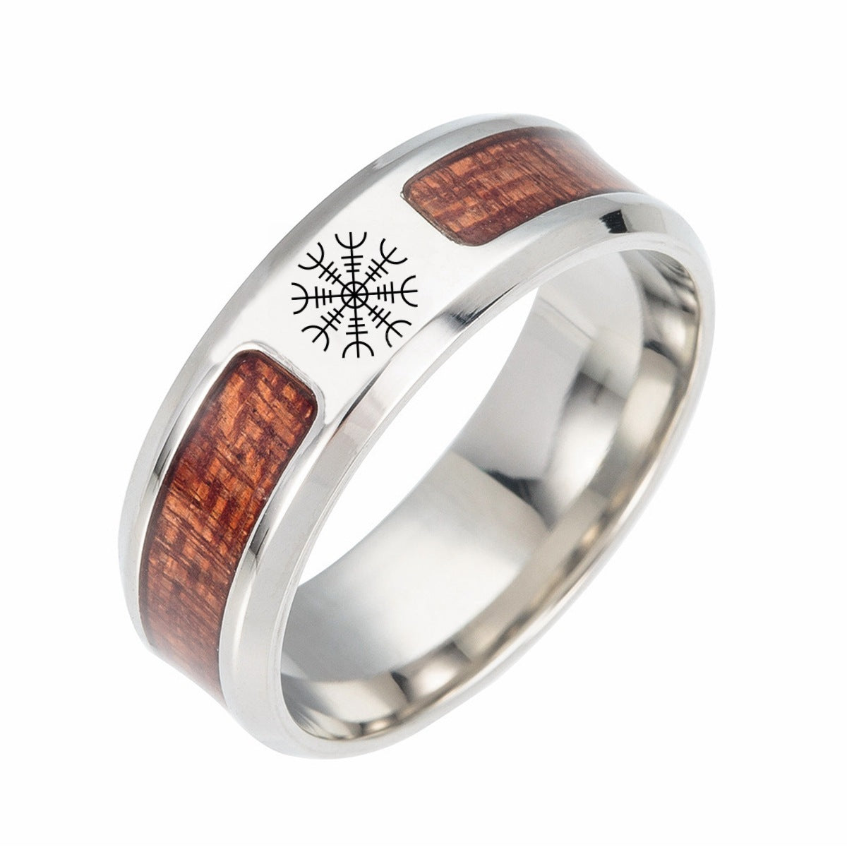 New Fashion Wood Grain Ring