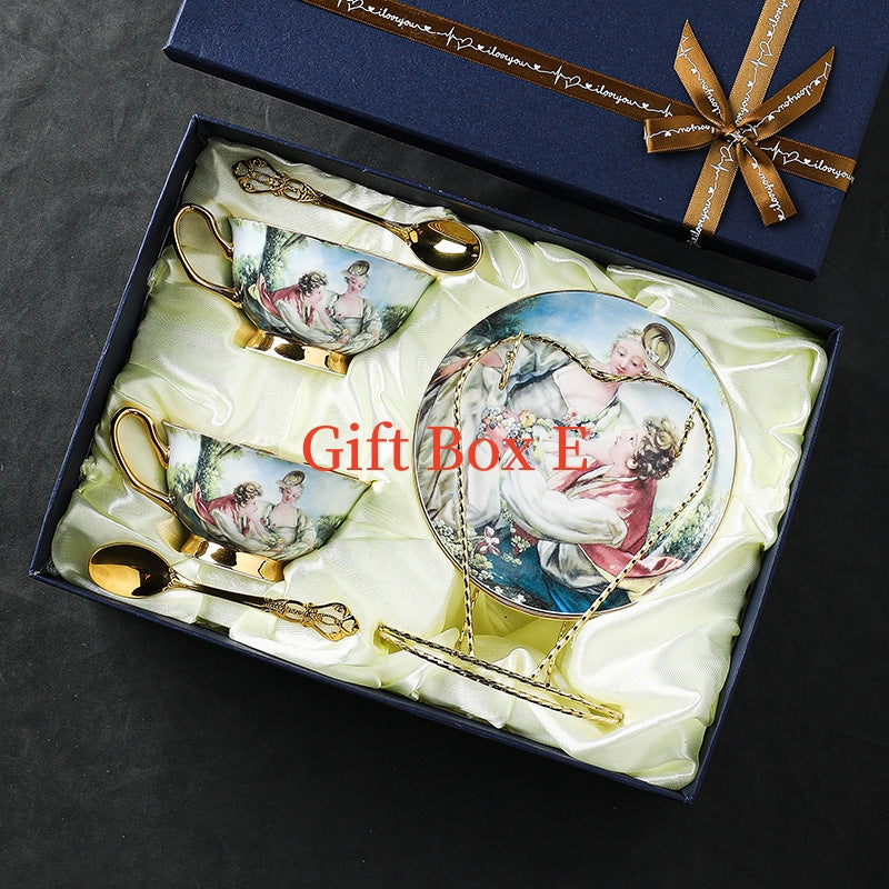 Coffee Set Suit In Blue Beauty