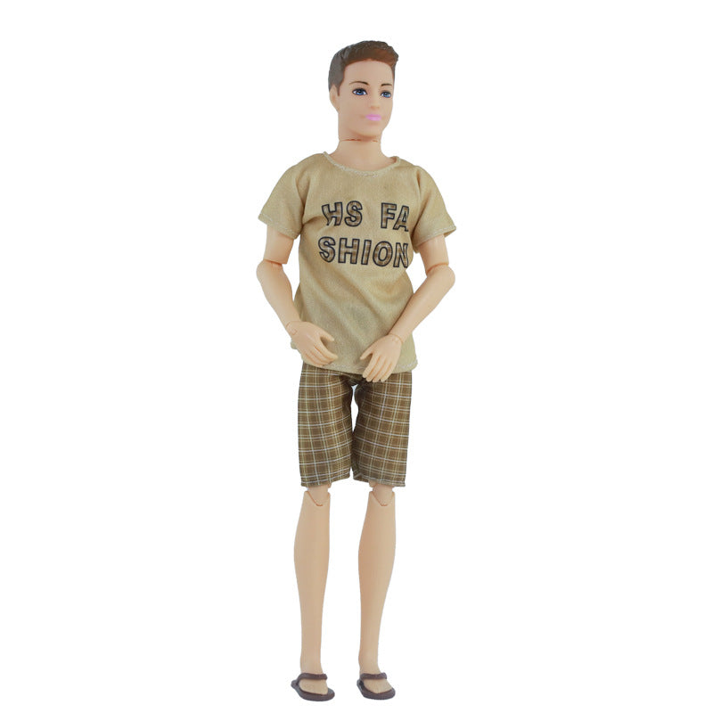 30cm Men's Doll Clothes Girls Playing House Toy Accessories