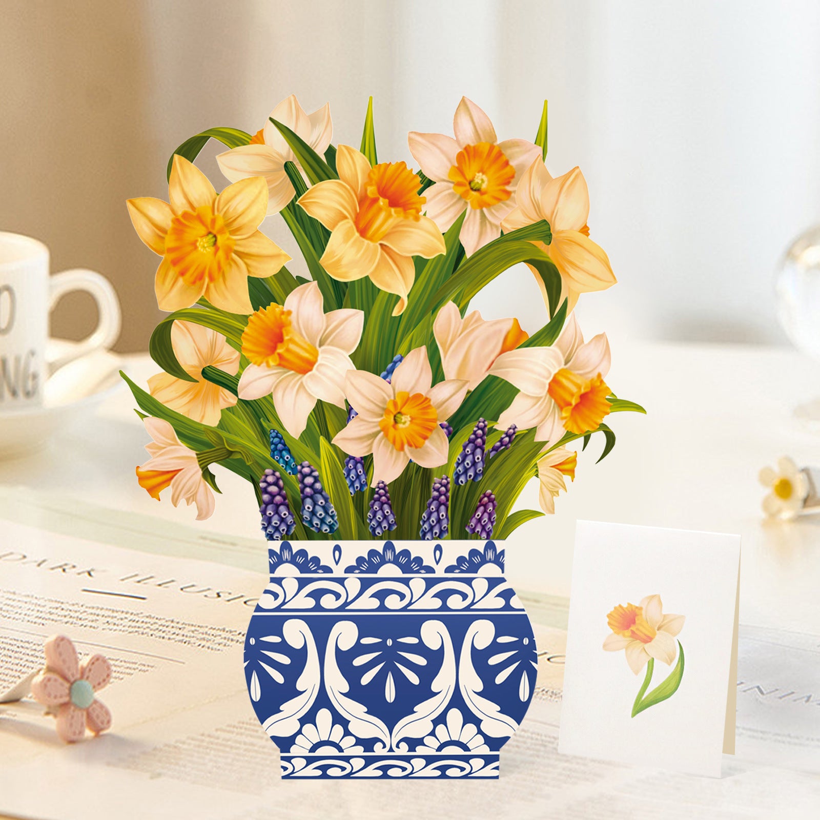 3D Three-Dimensional Flower Bridal Bouquet Teacher's Day Paper Carving Crafts