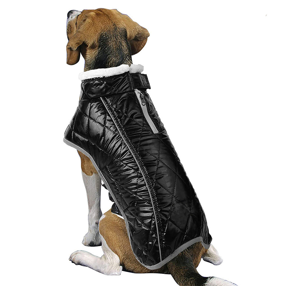 Pet Clothes Waterproof Velvet Warm