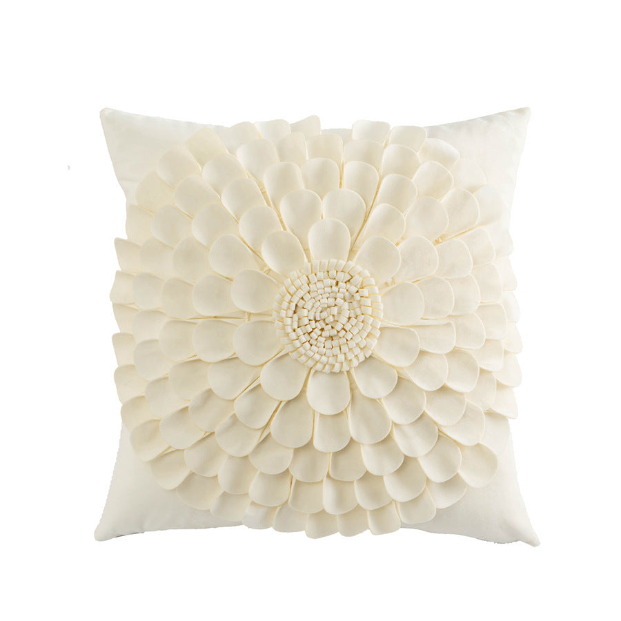 Nordic Beauty Light Luxury Ins Style Flower Pillowcase