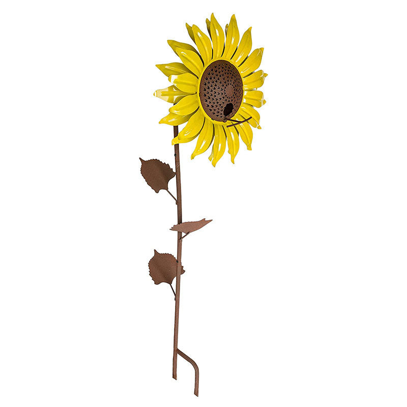 Sunflower Hummingbird House Plug-In Bird Feeder