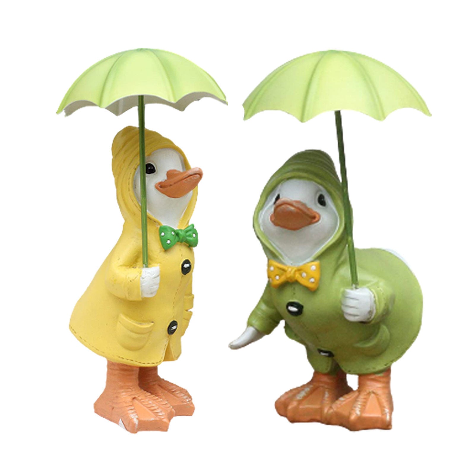 A Pair Of Duck Garden Decorations