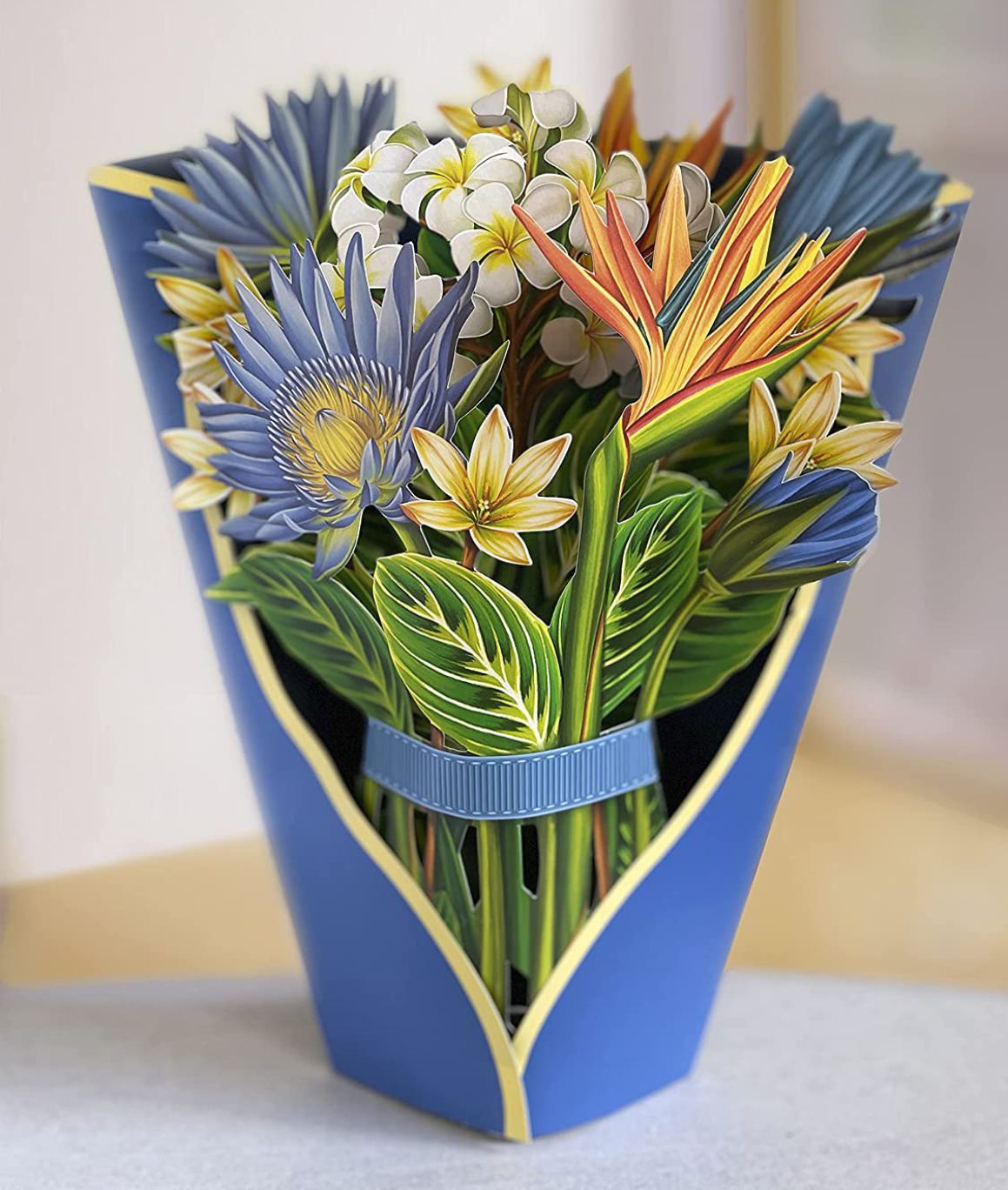 3D Three-Dimensional Flower Bridal Bouquet Teacher's Day Paper Carving Crafts