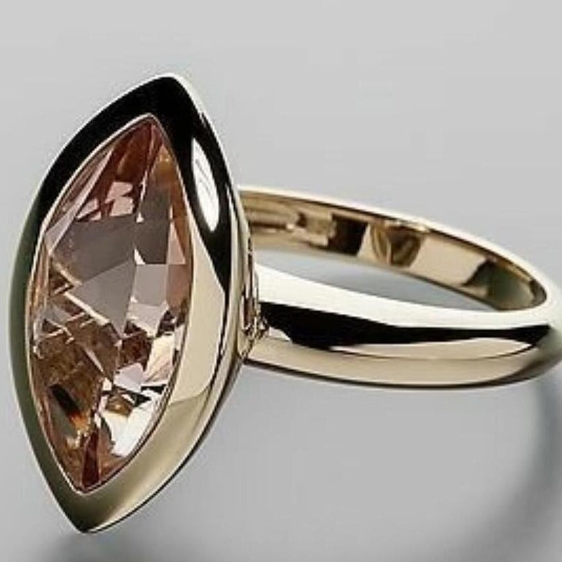 Retro Simple And Exaggerated Unique Women Ring