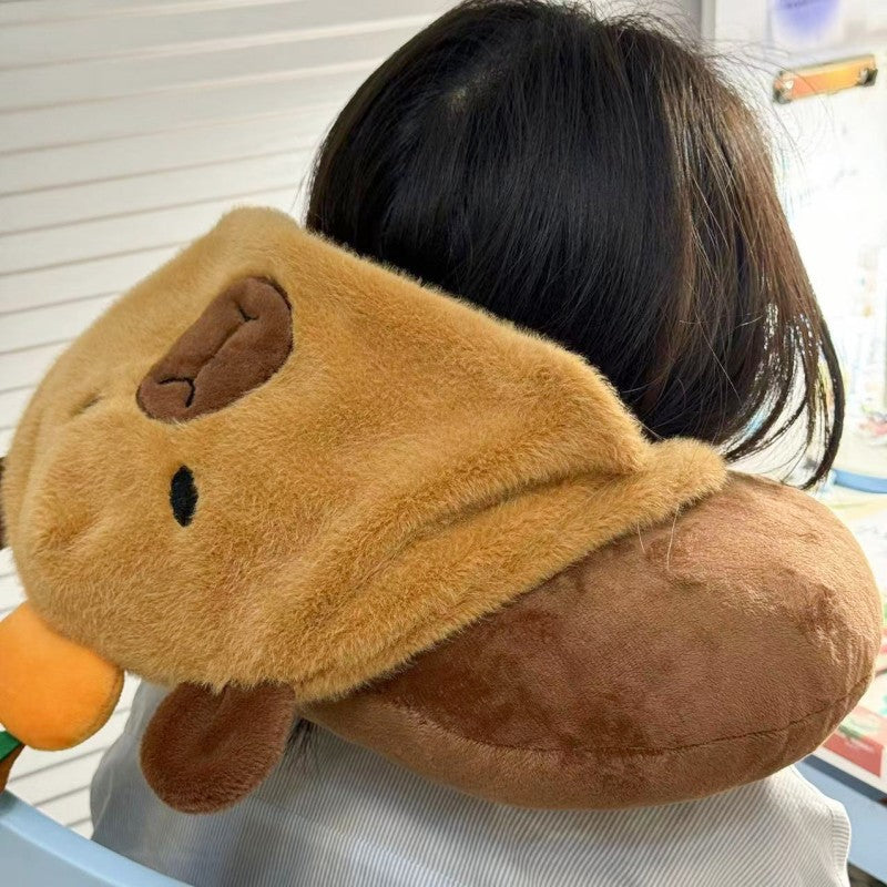 Capabala Hat Neck Pillow Plush Toy
