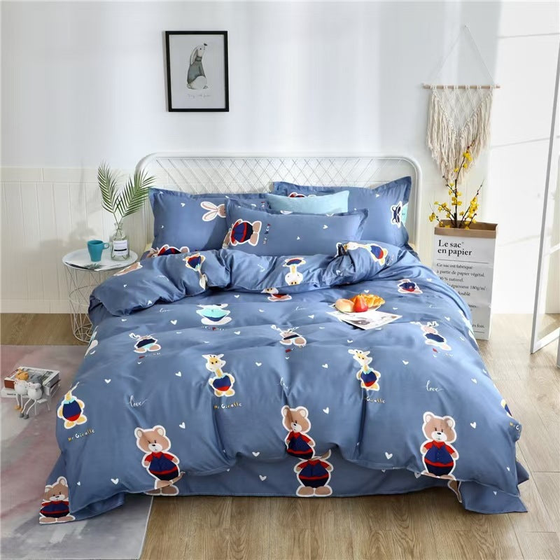Bedding Pillowcase-Piece Quilt Cover Bed Four Piece Set