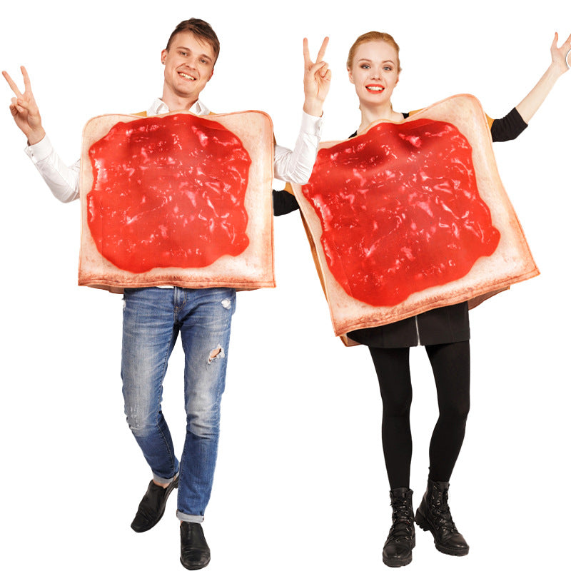 Peanut Butter Toast Bread Siamese Performance Costume
