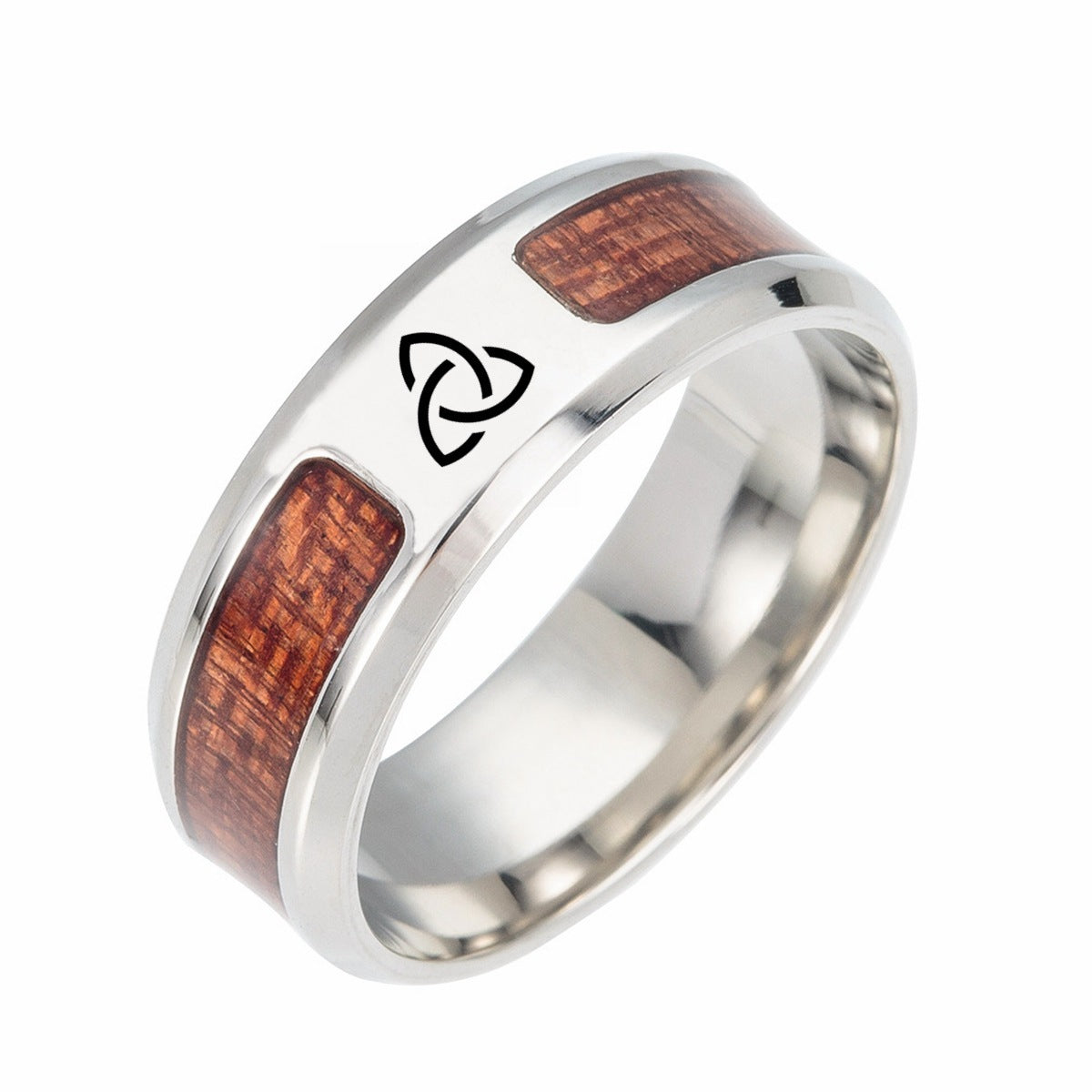 New Fashion Wood Grain Ring