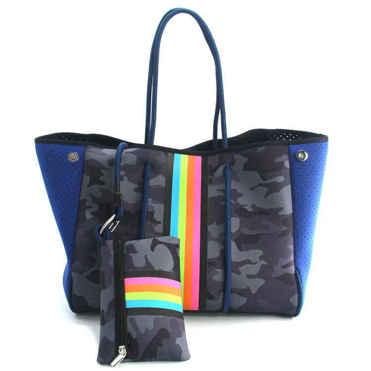 European And American Fashion Beach Bag Fashion Large-Capacity Shoulder Bag Neoprene