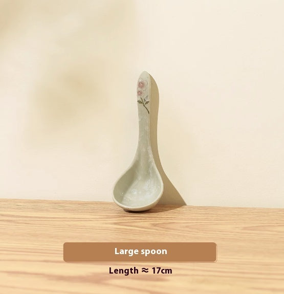 Chinese Style Cherry Blossom Dining Bowl Ceramic