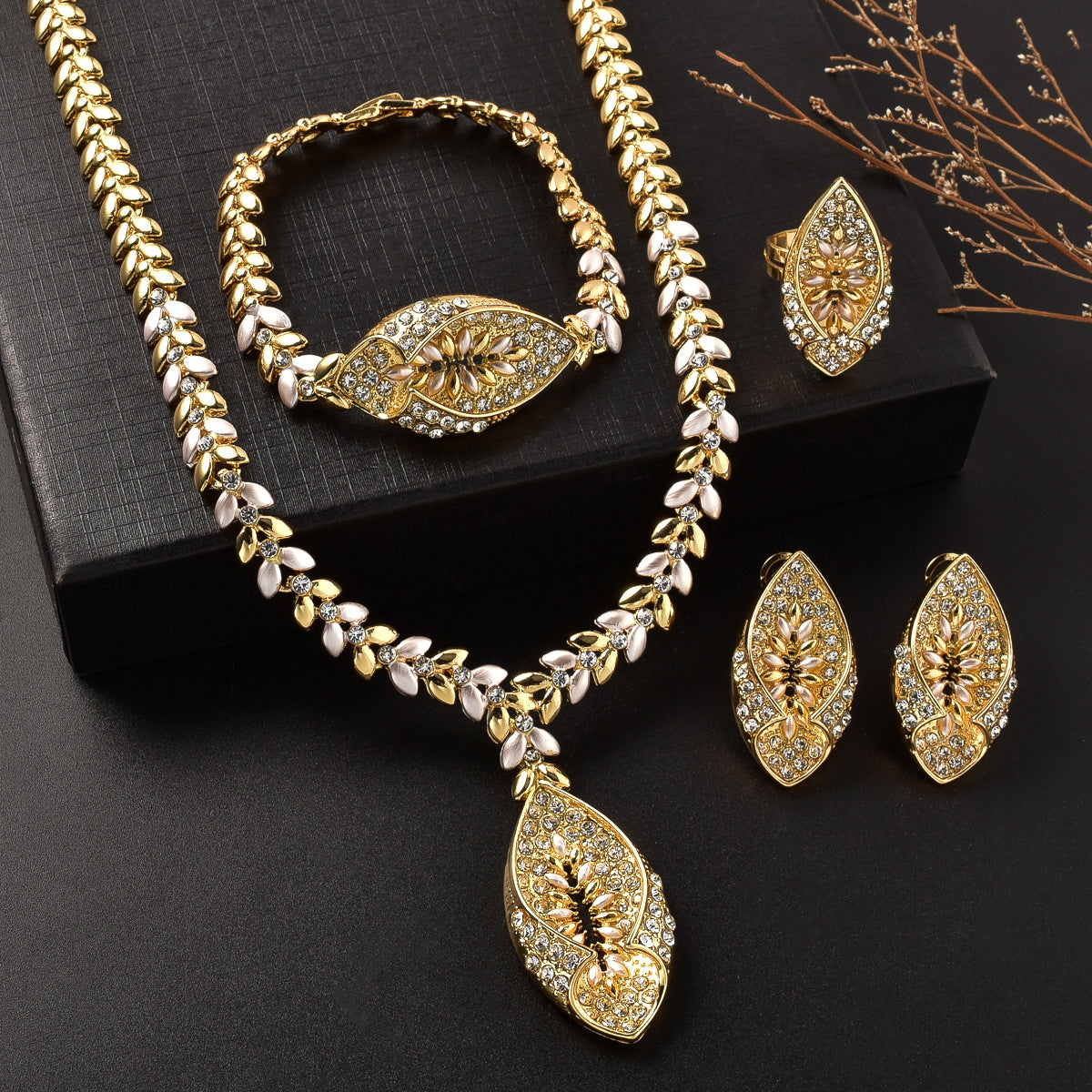 Middle Eastern-Style Bridal Jewelry Set